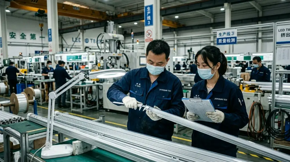 2026 China LED T8 Tube Factory: Premium PC-deksler og aluminiumsbaser for globale OEM-er
