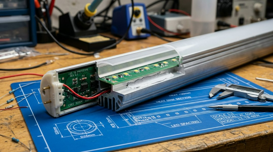 2026 ultimate guide til LED T8-rørhus med 10 mm PCB: termiske data, 3D CAD og UL-overholdelse