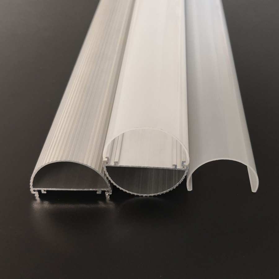 LED T12 Rørhus halvt plast og halvt aluminium